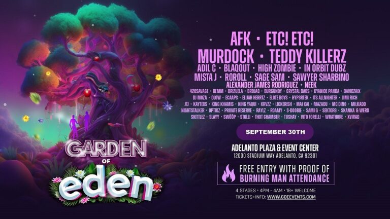 Garden Of Eden Festival to Ignite Adelanto Stadium This September 30th With Their Viral Free Ticket Giveaway
