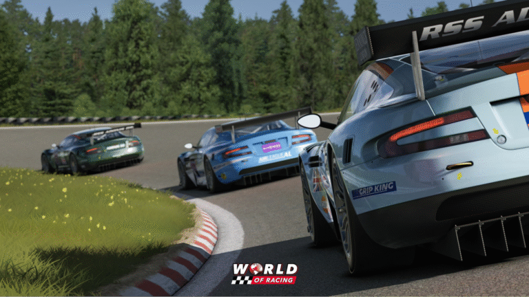 Experience the Thrill of a Full Motion Car Racing Simulator at World of Racing