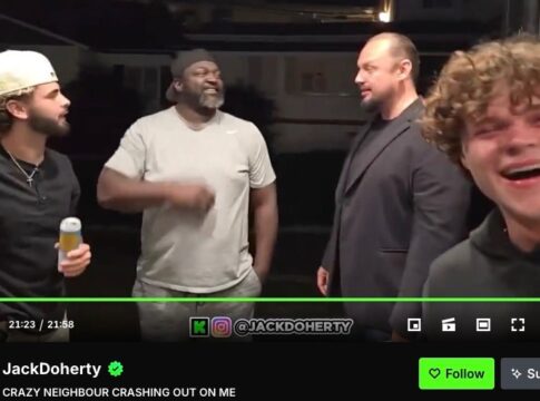 Vito Glazers Crashes Jack Doherty’s Stream from Hollywood Hills Mansion